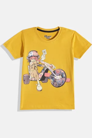 Eteenz Boys Graphic Printed Cotton T-shirt
