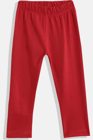Eteenz Infant Girls Premium Cotton Mid-Rise Leggings