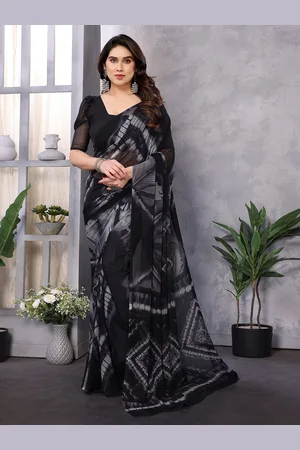 Moda Rapido Tie and Dye Pure Georgette Saree