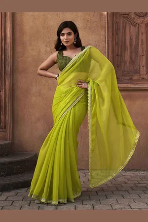Tikhi Imli Poly Chiffon Designer Saree