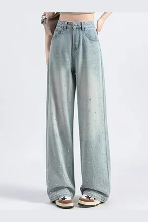 DressBerry Women Relaxed Fit High-Rise Light Fade Jeans