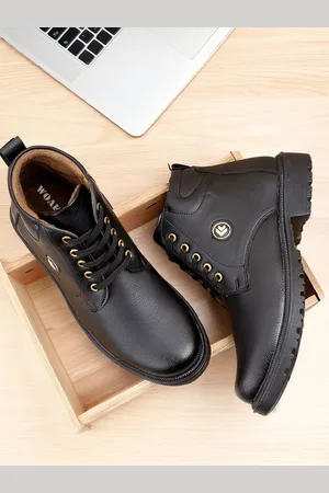 WOAKERS Men Leather Regular Boots