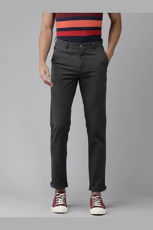 Arrow Men Slim Fit Pure Cotton Chinos Trousers