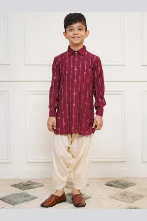 Vastramay Boys Ethnic Motifs Printed Regular Kurta with Pyjamas