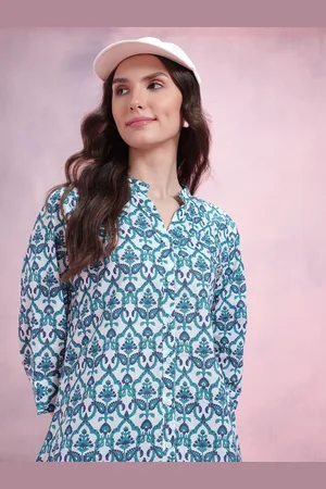 DressBerry Comfort Ethnic Motifs Printed Pure Cotton Casual Shirt