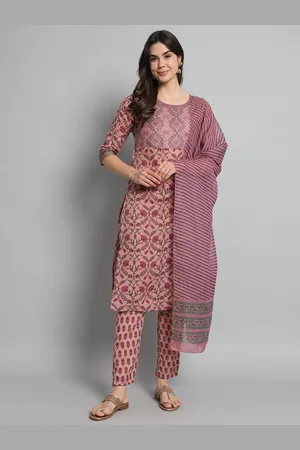 choiceit Women Floral Printed Regular Kurta with Pyjamas & With Dupatta