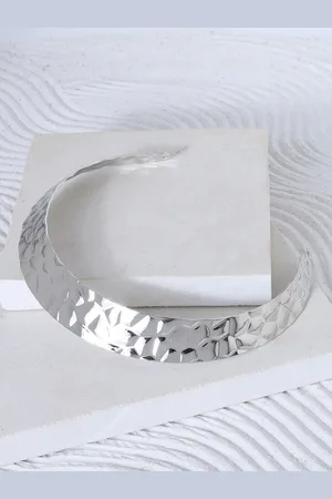 Joker & Witch Silver-Plated Statement Choker Necklace