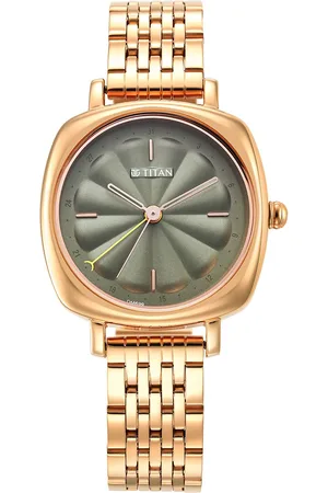 Titan Women Brass Printed Dial & Wrap Around Straps Analogue Watch 2689WM01