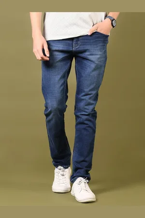 V-Mart Men Slim Fit Cotton Light Fade Jeans