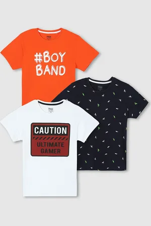 Max Collection Boys Printed T-Shirt - Pack of 3