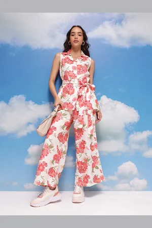 Corsica Floral Print Top with Trousers