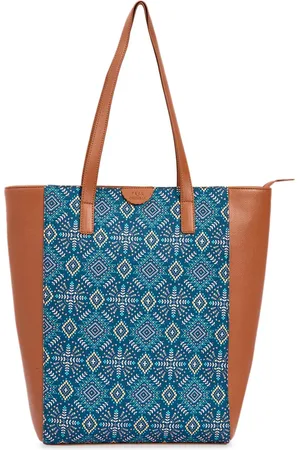 TEAL Printed Tote Bag