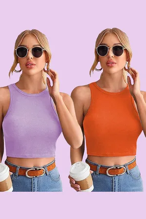 Mast & Harbour Cotton Crop Top