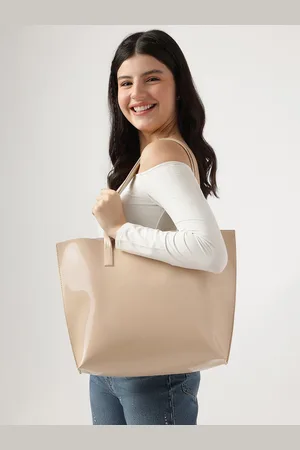 Fastrack Textured Oversized Shopper Tote Bag