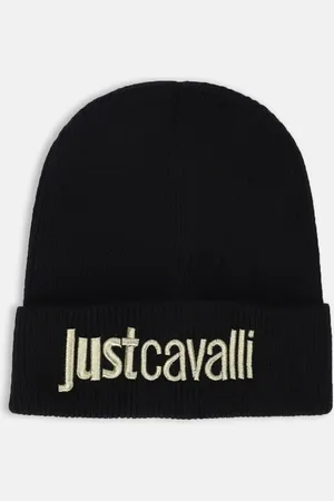 Roberto Cavalli Men Embroidered Beanie