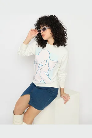 Mast & Harbour Women Printed Sweatshirt