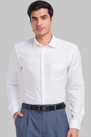 Park Avenue Slim Fit Checked Pure Cotton Formal Shirt