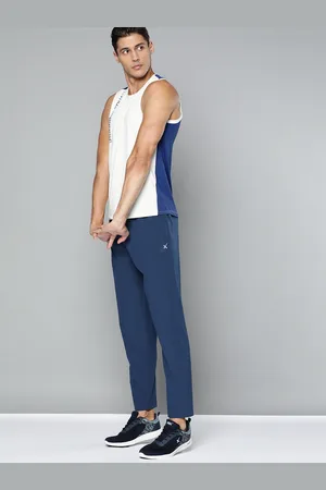 HRX Training Men Estate Blue Rapid-Dry Track pants