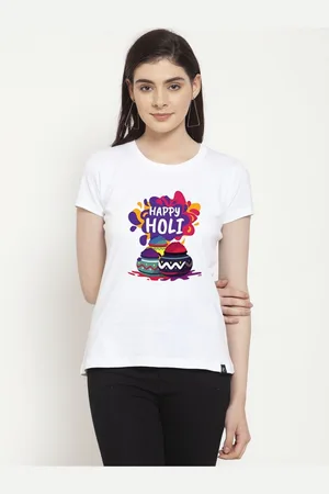 Friskers Women Printed T-shirt