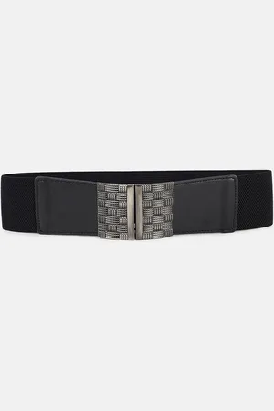 Kazo Women Black Solid Casual Belt