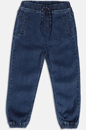 MINI KLUB Boys Clean Look No Fade Stretchable Cropped Jeans