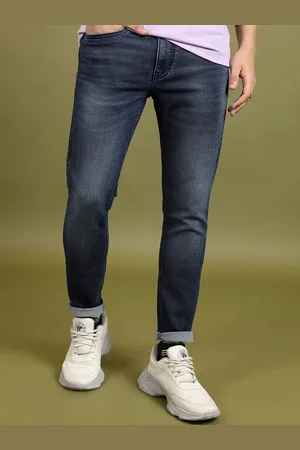 Highlander Men Blue Slim Fit Mid Rise Clean Look Stretchable Jeans