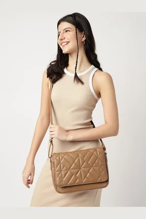 Fastrack Textured Structured Quilted Sling Bag