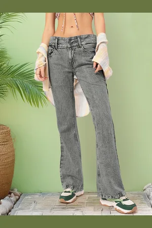 DressBerry Women Edgy Elegance Flared Jeans