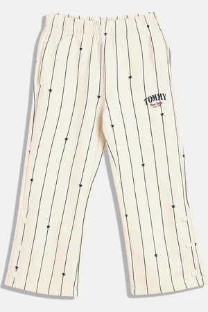 Tommy Hilfiger Girls Striped Mid Rise Track Pants