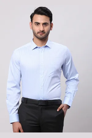Park Avenue Men Opaque Striped Formal Shirt
