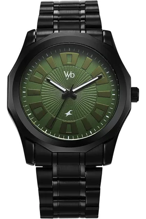 Fastrack Vyb Horizon Men Textured Dial & Straps Reset Time Analogue Watch FV30019NM01