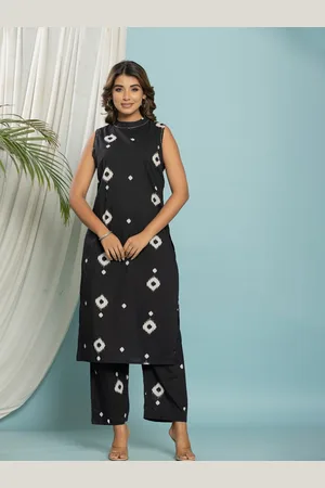 AUTUMN LANE Women Ethnic Motifs Printed Regular Pure Cotton Kurta with Trousers