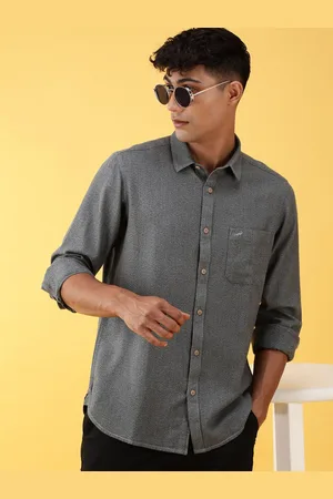 Crocodile Slim Collar Comfort Cotton Casual Shirt