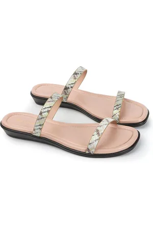 Mast & Harbour Women Open Toe Flats