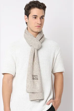 SPYKAR Men Acrylic Woolen Camel Muffler