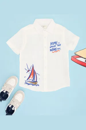 Pantaloons Boys Opaque Casual Shirt