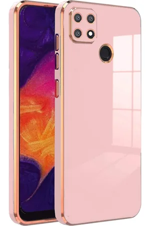 Karwan Electroplated Chrome 6D Oppo A15 Phone Back Case