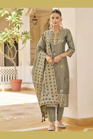 Kalini Women Regular Kurta with Trousers & With Dupatta