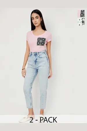 Max Collection Women Graphic Printed T-Shirt - Pack of 2