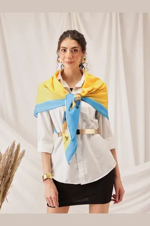 silk land Minions Printed Soft Cotton Scarf