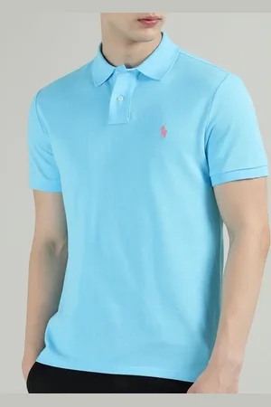 Ralph Lauren Men Solid Polo Collar Cotton T-shirt