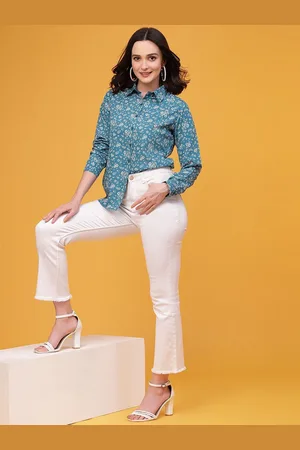 Moda Rapido Women Floral Opaque Printed Casual Shirt