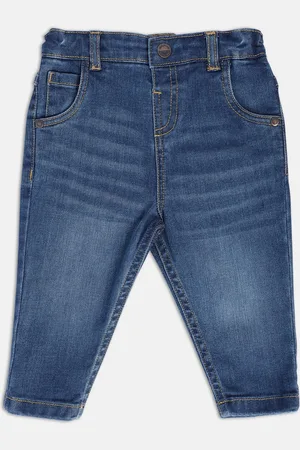 MINI KLUB Boys Clean Look Light Fade Whiskers Stretchable Jeans