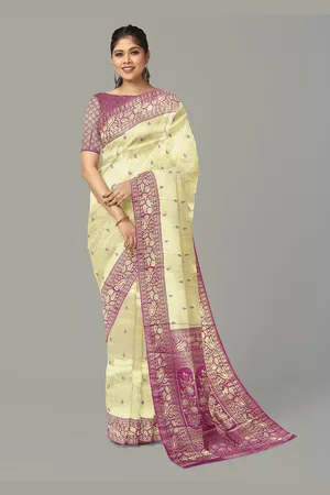 The Chennai Silks Ethnic Motifs Art Silk Ilkal Saree