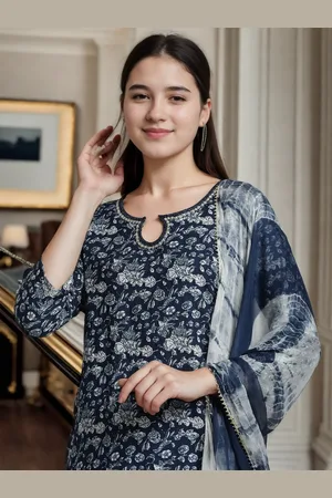 Jaipur Floral Printed Cotton Suit Set