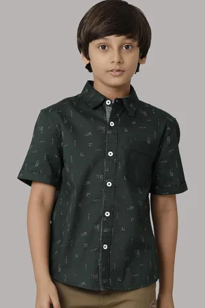 UNDER FOURTEEN ONLY Boys Printed Cotton Casual Shirt