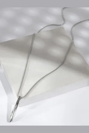 Joker & Witch Silver-Plated Pendants with Chains