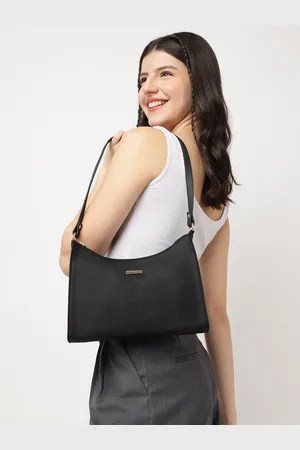Fastrack Women Black Structured Shoulder Bag