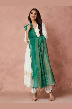 Fabindia Cotton Silk Blend Maheshwari Dupatta