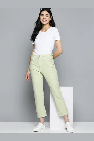 Mast & Harbour Women Straight Fit Stretchable Jeans